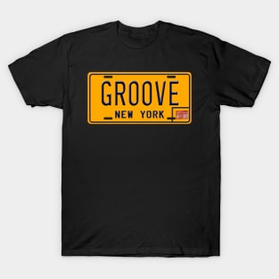 New York Groove License Plate T-Shirt